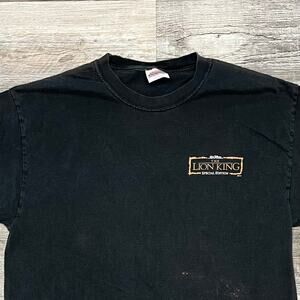Vintage 90s Hanes Walt Disney The Lion King Special Edition Black Mens L T-Shirt